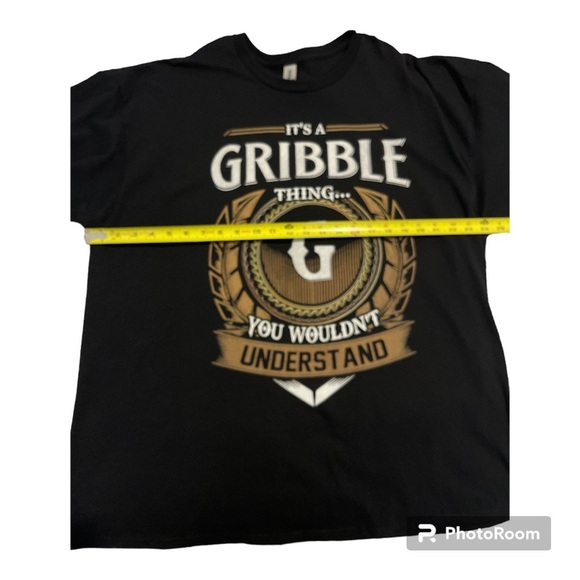 Men’s “It’s a Gribble Thing” Black T-Shirt Size 2XL - Picture 3 of 6